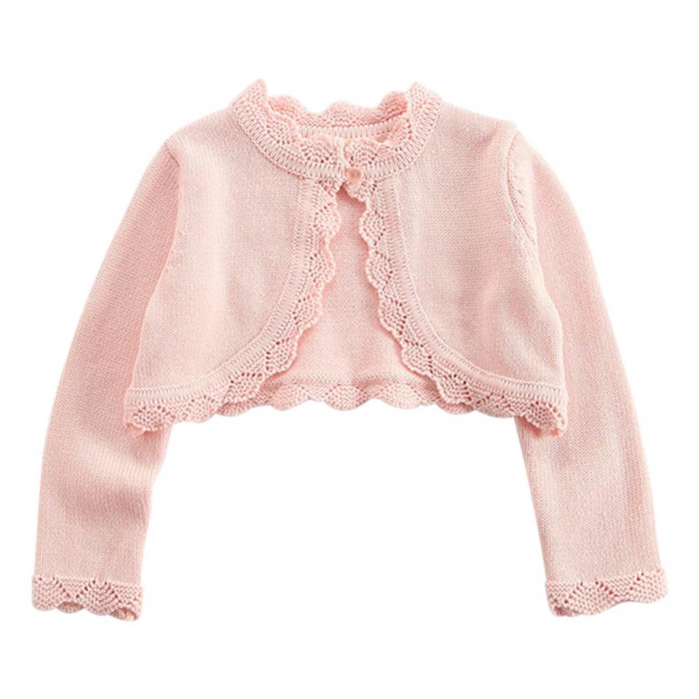 Xmarks Little Girls Sweater Shrug Knit Cardigan Bolero Coat Children
