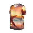 thumbnail image 6 of Fotbe Starfish Sunset Sea Beach Baseball Jersey Shirt for Men and Women, Casual Short Sleeves Button Down T-Shirt-Medium, 6 of 9