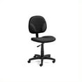 thumbnail image 2 of Boss Office Chaise de Bureau Pivotante à Siège Grand Rembourrée en Tissu, Gris, 2 of 5