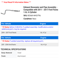 thumbnail image 2 of Exhaust Resonator and Line Assembly - Compatible with 2011 - 2017 Ford Fiesta 1.6L 4-Cylinder 2012 2013 2014 2015 2016, 2 of 2