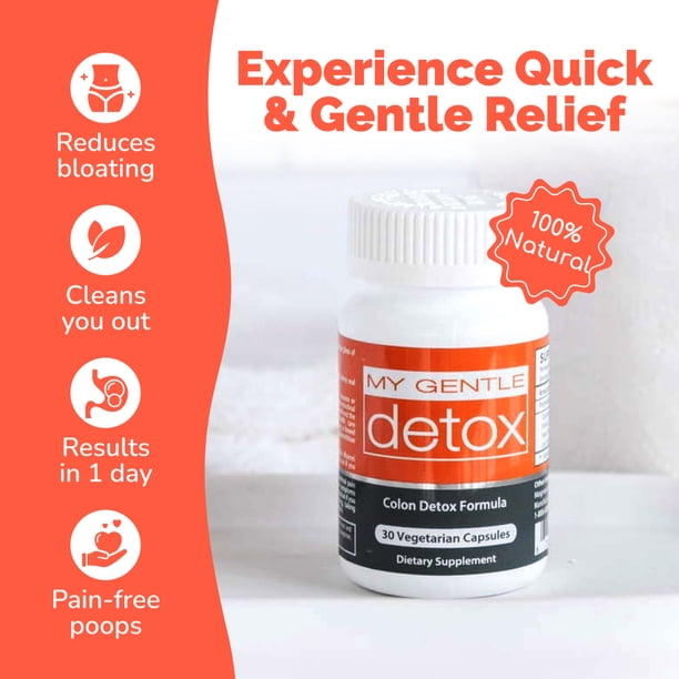 Herbal Nitro My Gentle Detox, Constipation Relief, Colon Cleanse