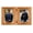 Grandma-Grandpa, variant on Proud Dad - Mom - 2027 Graduate - Graduation Frame - Natural Wood Hinged 2 Side by Side Portrait 4x6 Photo Frames