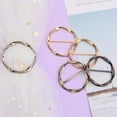 thumbnail image 7 of 7pcs Scarf T-Shirt Ring Clips Metal Round Circle Waist Buckle Tie Pin Clips Clothing Ring Wrap Holder with a Box for Women Fashion Clothes Hat Belt Decor, 7 Colors, 7 of 7