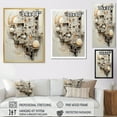 thumbnail image 4 of Designart "Collage Of Sci-Fi Moon Fantasy In Minimalistic Style III" Fantasy Wall Art Prints, 4 of 7