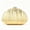 Gold, variant on Women's Pink Textured Clutch Bag Shell Shape Evening Handbag for Party Wedding