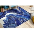 thumbnail image 2 of Office Rug, Blue Marble Rugs, Large Rug, Navy Blue Marble Rugs, Marble Rug, Gold Marble Rugs, Bridesmaid Gift Rug, Salon Rug, Cool Rugs, 5.9'x9.2' - 180x280 cm, 2 of 8