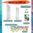 thumbnail image 4 of JYLMOOD Paint by Numbers Kit for Adults Beginner, Owl Easy DIY Oil Painting Kits On Canvas for Gift Home Wall Decor 16x20 Inch, 4 of 7