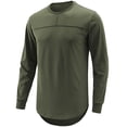 thumbnail image 1 of pstuiky Camisas casuales de manga larga para hombre, Camiseta de manga larga holgada informal de color liso para hombre, estilo hip hop, con cuello redondo camisetas de hombre xl, 1 of 3