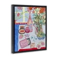 thumbnail image 2 of Stupell Industries Modern Red & Blue Table Setting Black Floating Frame Canvas Art, 17 x 21, by Melissa Wang, 2 of 8