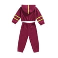 thumbnail image 3 of Qiylii Girls Clothes Set, Long Sleeve Hooded Pullover and Elastic Waist Pants, 3 of 6