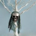 thumbnail image 2 of Nmdmisc Halloween Skull Hanging Decor Human Skull Head-Bone Pirates Corpse Skull Ghost Haunted House Bar Home Garden Decoration, 2 of 2