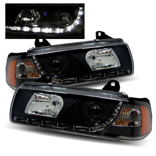 Headlights Front Lamps Pair Set for 92-98 BMW 3 Series/E36 Left & Right