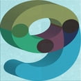 thumbnail image 1 of Ahgly Company Machine Washable Indoor Square Transitional Deep-Sea Green Area Rugs, 8' Square, 1 of 7