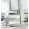 thumbnail image 2 of ACME Noralie Console Table, Mirrored & Faux Diamonds, 2 of 7