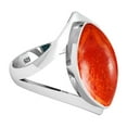 thumbnail image 3 of Natural Sponge Coral Ring 925 Sterling Silver Handmade Jewelry, 3 of 10