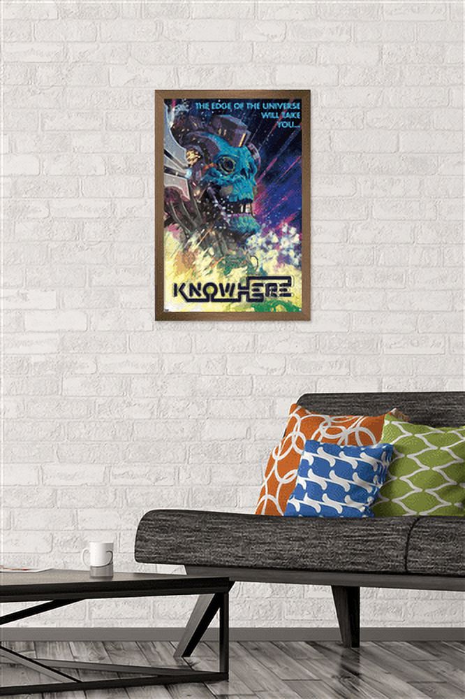 Marvel: Hero Lands - Knowhere Wall Poster, 14.725" x 22.375" Framed