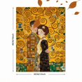 thumbnail image 3 of UXIEQU The Kiss Gustav Klimt Canvas Wall Art Print 15.75x11.81 Inches, 3 of 8
