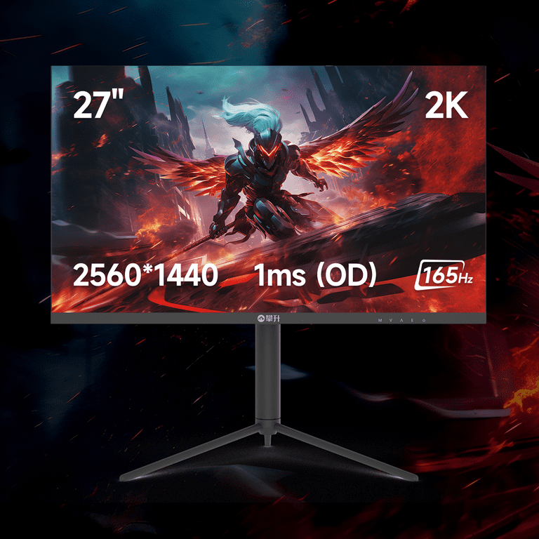 IPASON 27 inch 4K Gaming Monitor, 60HZ, IPS, E2728U-Z, Black