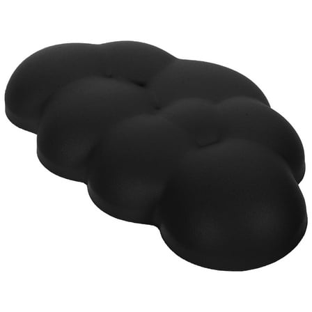 WASHWEPE Comfortable Keyboard Wrist Rest Black Prevent Hand Joint Problems 1Pack