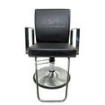 thumbnail image 2 of Willow All Purpose Chair by Belvedere, Professional Hair Salon Styling Chair, Black, 2 of 4