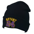 thumbnail image 1 of Gorro de punto Kobe Bryant 24 bordado negro anime unisex, 1 of 1
