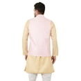 thumbnail image 5 of eloria Men's Nehru Jacket Waistcoat Indian Waistcoat Blazer Jacquard Jacket, 5 of 7