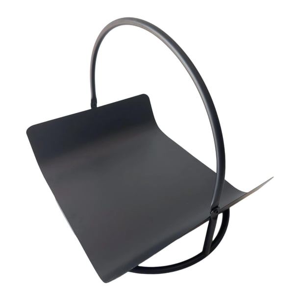 Soporte de hierro para leña, soporte portátil para almacenamiento de leña, para leña para jardín, hogar, fogata, camping