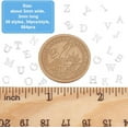 thumbnail image 2 of 1040 Pcs Platinum Letter Alabet Resin Filler Charms Alloy Epoxy Resin Supplies Brass Cabochons for Nail Art Studs and Nail Art Decoration Accessories - 26 Styles, 2 of 9