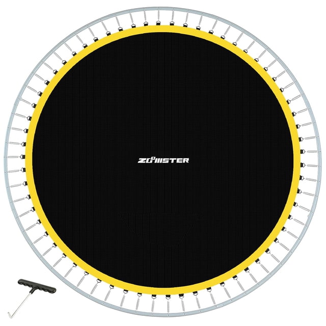 Tapete de reemplazo para trampolín Zoomster 14 pies redondo con 72 anillos en V
