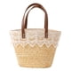 thumbnail image 1 of Bolso de mano bohemio de verano para mujer bolso de compras tejido de paja a la moda bolso de playa sencillo para mujer, 1 of 9