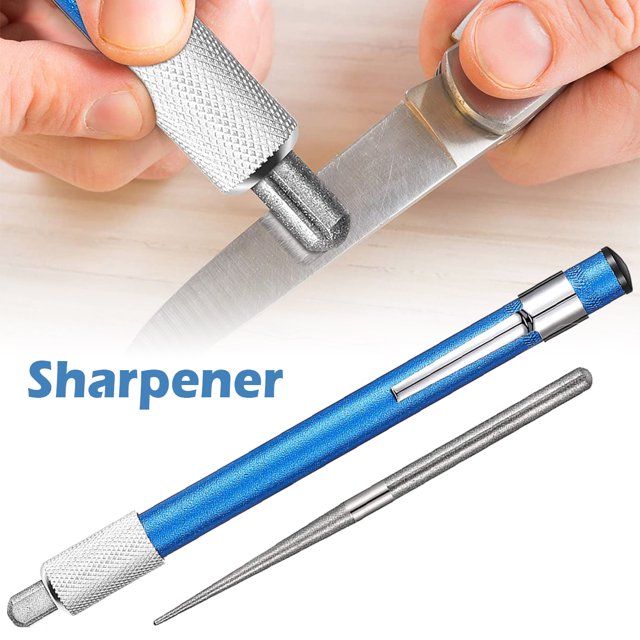 Afilador De Cuchillos, Varilla De Afilado De Diamante Retráctil, Cortador Portátil, Herramienta De Pluma Afiladora Para Cocina, Jardín, Caza, Camping Muyoka Hogar