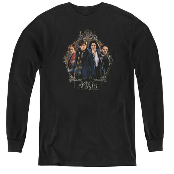 Fantastic Beasts - Group Portrait - Youth Long Sleeve Shirt - Medium