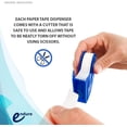 thumbnail image 6 of Endure Hypoallergenic Surgical Paper Tape with Dispenser, Pack of 6 Tapes + 6 Dispensers, Strong Adhesive Breathable Paper Tape (1 Inches Width x 10 Yards Length), 6 of 6