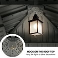 thumbnail image 6 of Howsvn 10 x 10 ft. Patio Cedar Wood Gazebo, Outdoor Double Roof Hardtop Wooden Gazebos with Curtains and Netting for Backyard, Deck, 6 of 11