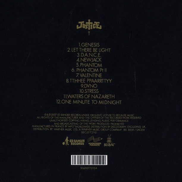 Justice - Cross - Music & Performance - Vinyl Record, 12 tracks