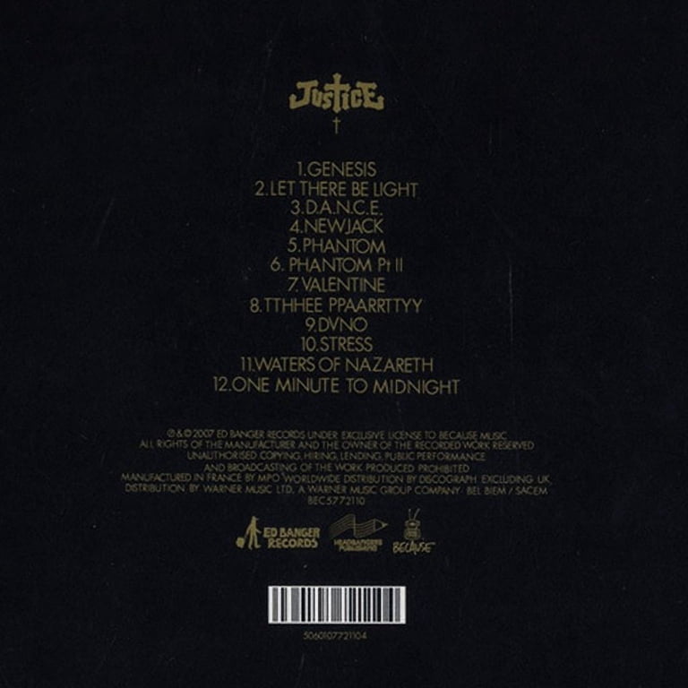 Justice - Cross - Music & Performance - Vinyl Record, 12 tracks