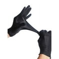 thumbnail image 4 of Infi-Touch Heavy Duty Nitrile Gloves, Strong & Tough Disposable Gloves, Powder Free, Non Sterile, Ambidextrous, Finger Tip Textured, Dispenser Pack of 100, Size Medium., 4 of 6