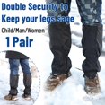 thumbnail image 2 of Guêtres de Randonnée pour Hommes et Femmes - Imperméables, Respirantes, Ajustables et Légères pour Bottes, Protection de Jambe pour Randonnée, Chasse, Alpinisme, Neige / Enveloppe Extérieure, 2 of 7