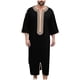 thumbnail image 2 of Ceisia Men's Traditional Knee-Length Robe | Beige Embroidered Mid-Sleeve Cultural Casual Top Gift, 2 of 6