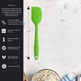 thumbnail image 4 of WuPing 4 Pcs Kitchen Multicolor Silicone Spatulas, Heat Resistant Non-Stick 11 Inch Rubber Spatula, 4 of 7