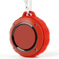 thumbnail image 1 of Altavoz Bluetooth impermeable para exteriores, mini altavoz inalámbrico portátil de viaje con subwoofer, graves mejorados, micrófono incorporado para deportes, piscina, playa, senderismo, camping (roj, 1 of 3
