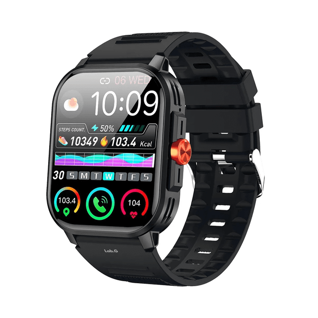 Smartwatch Reloj Inteligente llamadas 1.81 Belug, Color Negro