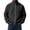 Black, variant on Fmbrln Mens Solid Color Sweatshirt Zip Up Stand Collar Knit Jacket Fall Winter Long Sleeve Fashion Tops Navy 4XL