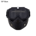 thumbnail image 2 of Paintball Mask Anti-Fog Airsoft Máscara de cara completa y gafas desmontables y ajustables Levamdar  CPB-YY295-3, 2 of 5