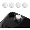 thumbnail image 2 of PlayVital Thumb Grip Caps for Steam Deck, Silicone Thumbsticks Grips Joystick Caps for Steam Deck - Samurai & Guardian Edition White, 2 of 8