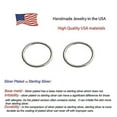 thumbnail image 6 of Silver Hoop Earrings Cartilage Nose Septum Ear Helix Tragus Multiple Piercing Jewelry for Women Hypoallergenic Tiny Hoops (5.5mm | 24 GA, Silver 935), 6 of 9