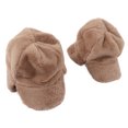 thumbnail image 4 of Gorros de invierno ANGGREK para padres e hijos Doble capa 2 paquetes Caqui, 4 of 5