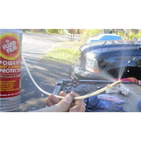spray extension wand film fluid