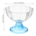 thumbnail image 2 of WHAMVOX 3pcs Ice Cream Bowl Footed Dessert Bowl Milk Cup Decorative Snack Cup Dessert Serving Bowl, 2 of 8