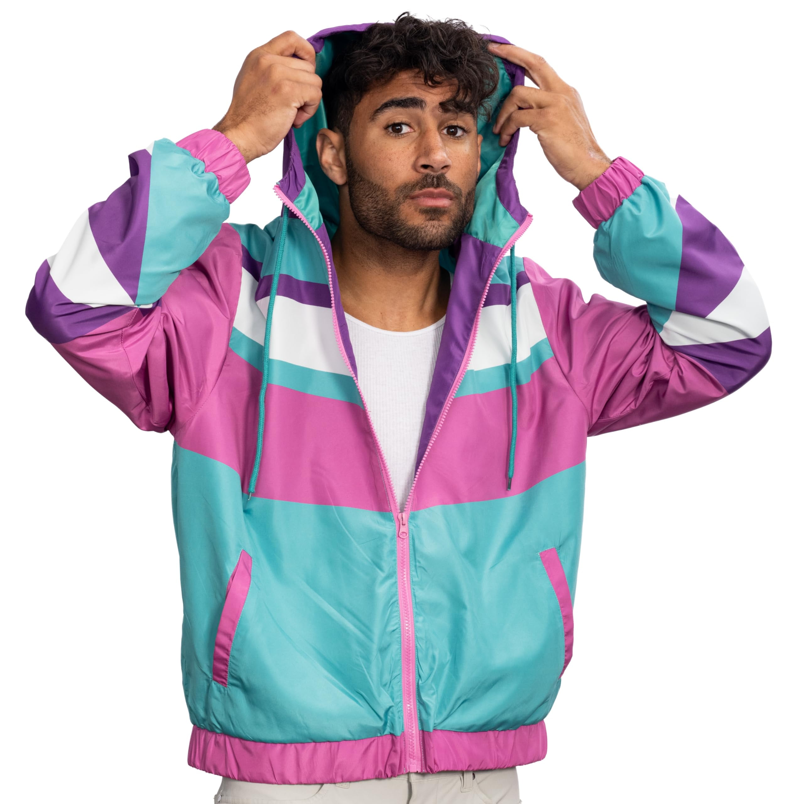 Retro 90s Aesthetic 90s Coat Retro Windbreaker Jacket Lightweight
